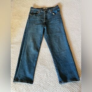 Levis women’s premium ribcage straight ankle jeans